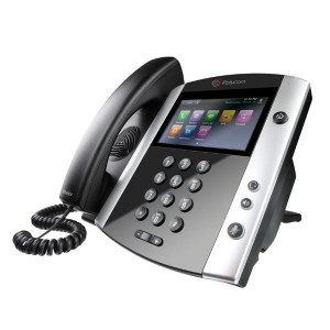 Polycom VVX600 - Téléphone Filaire pour Hôtels - POVVX600-Polycom