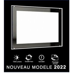 Porte affiche LED vitrine - Porte affiches LED - Ultra Haute Luminosité - Double face