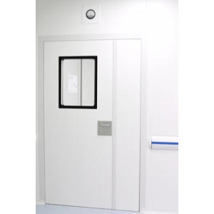 Porte affleurante salle blanche - Qualité et robustesse.