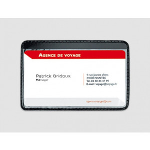 Porte cartes pour badges - Matériel : PVC