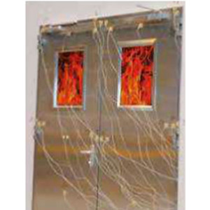 Porte industrielle coupe feu - Panneaux isothermes coupe feu