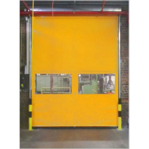 Porte industrielle intérieure - Plusieurs couleurs   -  Avec commandes automatiques