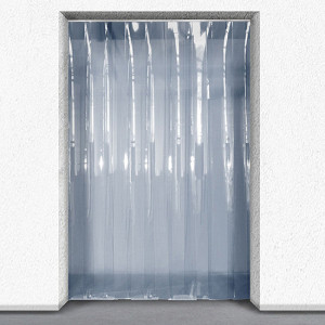 Porte industrielle souple en PVC - Largeurs de lanières disponibles : 200- 300- 400 mm