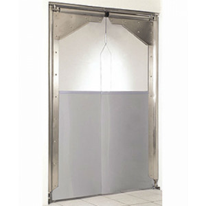 Porte souple à vantaux pvc - En PVC souple transparent
