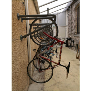 Porte vélo mural - Pour 2 vélos