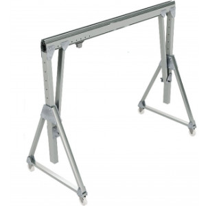 Portique de levage d'atelier - Capacité : de 125 kg à 2000 Kg - En profilés d'aluminium