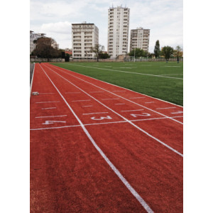 Pose de piste athlétisme - Création et traçage de pistes d'athlétisme de 400 mètres
