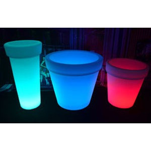 Pot de fleurs lumineux LED RGBW - Luminaire pour éclairage LED décoratif
