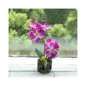Pot de fleurs phalaneopsis artificielles - Artificielle