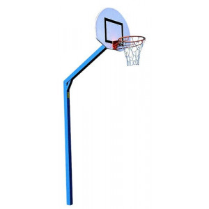 Poteau basket de rue - Hauteur cercle : 3.05 m - Déport : 1,20 m - Simple ou double