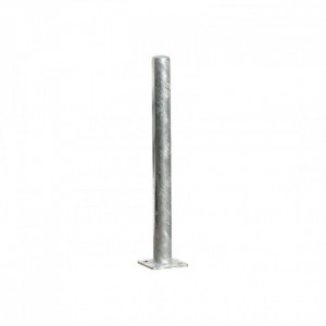Poteau de protection en acier - Diamètre : 90, 114 ou 168 mm - Hauteur : 1000 mm - Sur platines