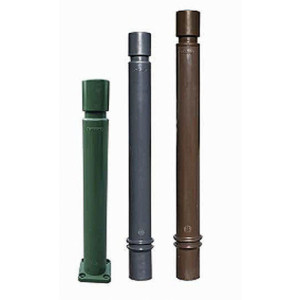 Poteau flexible à sceller TZU ø80 mm - Hauteurs : 800mm / 1000mm / 1100mm - Diamètre : 80mm - 4 coloris disponibles