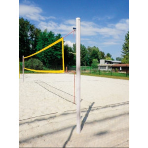 Poteaux beach volley compétition - Aluminium Ø 90 mm - Compétition