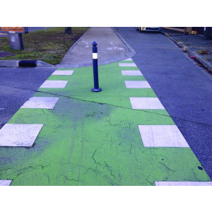 Potelet boule gorge souple