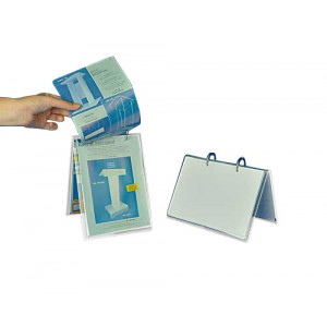 Présentoir catalogues plexi - PlexiglPlexiglas épaisseur 3 mm - Format 15/21 cm à la verticale ou 21/15 cm à l'horizontal