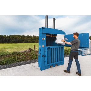 Presse à balles verticale 450kg - Force de compactage 25t