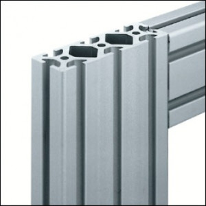 Profilé aluminium 8 120x40 naturel - Profilé 8 120x40 naturel