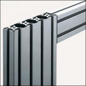 Profilé aluminium 8 160x40 léger naturel - Profilé aluminium 8 160x40