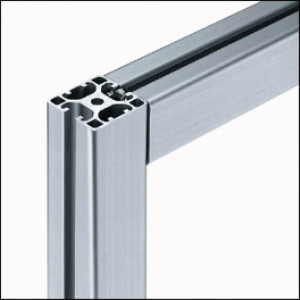 Profilé aluminium 8 40x40 2N180 léger naturel - Profilé aluminium 8 40x40