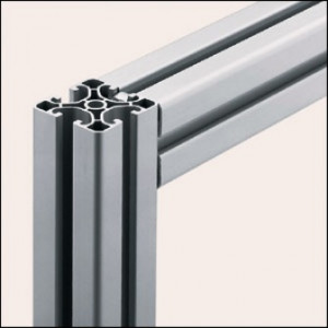 Profilé aluminium 8 40x40 E naturel - Profilé aluminium