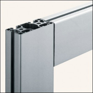 Profilé aluminium 8 80x40 3N90 E naturel - Profilé aluminium