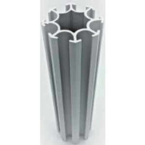 Profilé aluminium octogonal - Longueur max (m) : 5