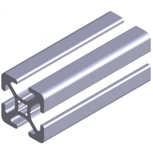 Profilé d'aluminium - Dimensions (Lxh) mm : de 30x30 à 30 x 150