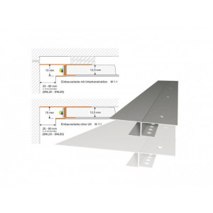 Profils d'encastrement LED - Profils d'installation LED pour intérieur