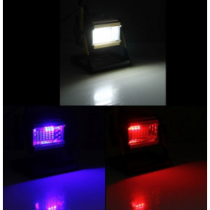 Projecteur LED 3 couleurs luminosité intense - Angle de rayonnement : 120°, flux lumineux : 2400 lm