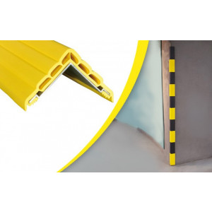 Protection d'angle de mur en élastomère - Longueur : 2 m - Matière : SEBS + Alu  - 11 couleurs disponibles
