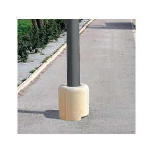 Protège poteaux en béton - Diamètre extérieur : 420 mm - Hauteur : 450 mm -A poser