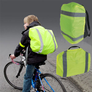 Protège sac sécurité personnalisé - Protège sac avec bandes réfléchissantes