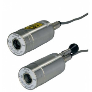Pyromètre infrarouges fixe lampe pilote laser - Fixe, compact, digital, de haute précision avec lampe pilote laser ou visée oculaire