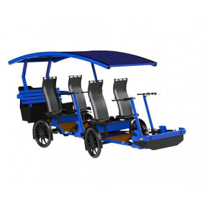 Quadricycle électrique adapté PMR - Transporte de 2 à 11 personnes