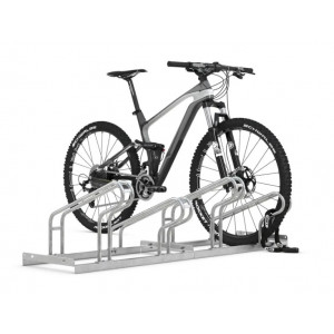 Rack à vélo galvanisé - Acier - 2 à 6 places - Largeur : 700 à 2100 mm