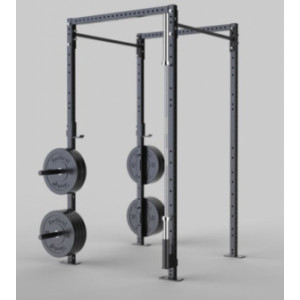 Rack squat polyvalent pour gym et renforcement musculaire - Supports barre olympique pour exercices à la barre/squat