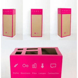 Box de recyclage cartouche - Contenance : 8 kilos de cartouches