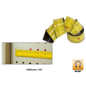 Règle magnétique flexible - Longueur  : 1000 mm - 1000mm/36 pouces