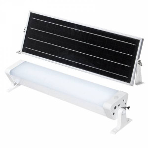 Réglette LED solaire capteur de mouvement - Dimensions : L445 x l120 x H120 mm