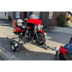 Remorque pliante Quickload 1 moto lourde - Pour une moto lourde - Charge Max: 450 kg