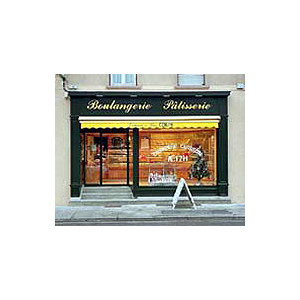 Rénovation façade de pâtisserie - Réalisation et/ou rénovation vitrine et mobilier pour boulangerie, pâtisserie, chocolaterie