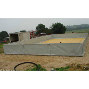 Réservoir de stockage autoportant - Capacité : De 0,5 à 500 m³