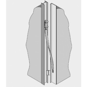 Ressort de Torsion en acier pour fermeture porte battante ascenseur - Pour la fermeture d'une porte battante d'ascenseur