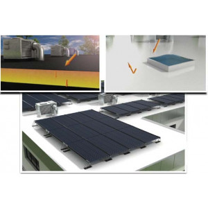 Revêtement d'étanchéité toitures terrasses - Réduction de la consommation énergétique pouvant aller jusqu’à 40%