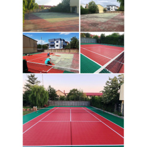 Revêtement de sol tennis intérieur extérieur - Surface de TENNIS agrée par l'ITF. Garantie 15 ans