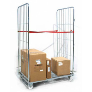 Roll container à maille - Capacité : 500 kg - 2 côtés