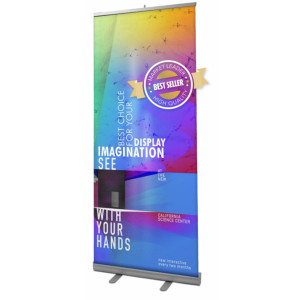 Roll up publicitaire d’exposition - Dimensions : 850 x 2060 mm