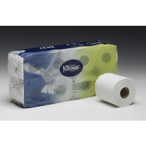 Rouleau papier toilette écologique - 8 paquets de 12 rouleaux de 210 feuilles
