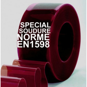 Rouleau pvc souple spécial soudure - Conformité : EN1598, AWS F2.3 & ISO 25980