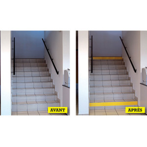 Rouleaux de signalisation escalier - Pour les contremarches